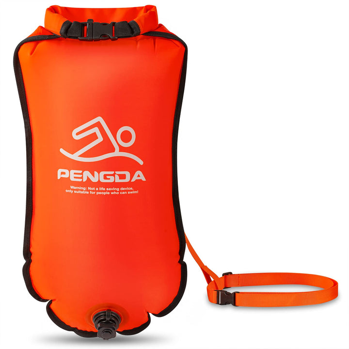 PENGDA Schwimmboje 25L Wasserdichter Trockensack Sicherheit Schwimmen Open Water und Triathlon Swimm