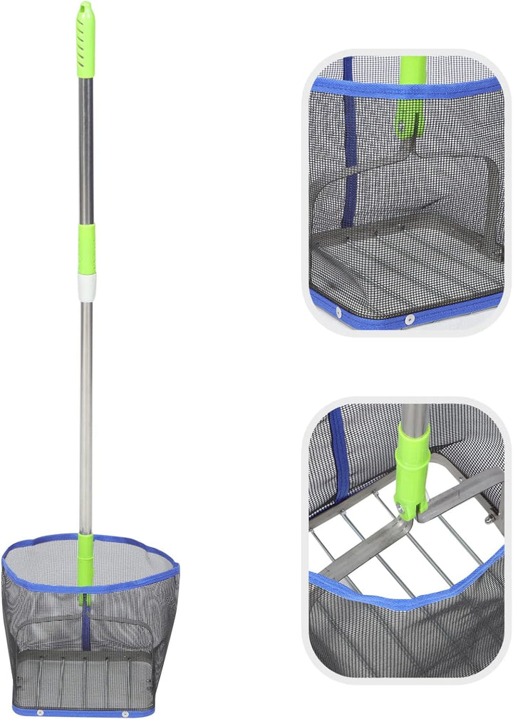 BESPORTBLE Verstellbarer Tischtennisball-Picker,Retriever Ball Pick Up，Tischtennisball-Tonabnehmerne