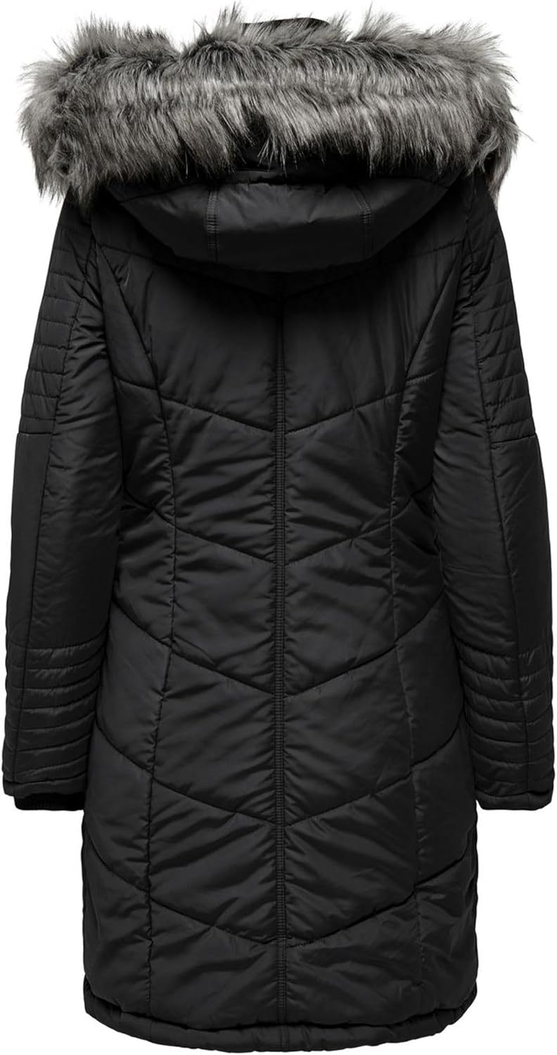 ONLY Female Steppmantel ONLTENNA Steppmantel Schwarz M, Schwarz M
