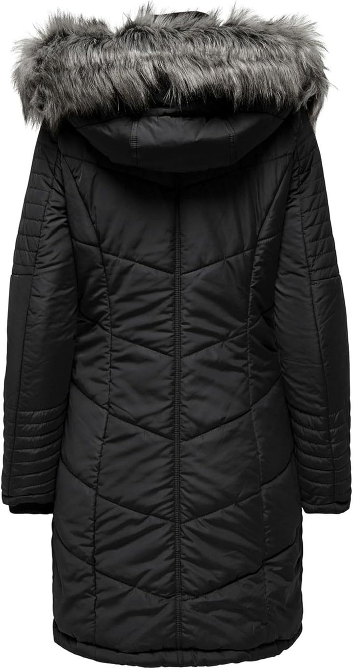 ONLY Female Steppmantel ONLTENNA Steppmantel Schwarz M, Schwarz M