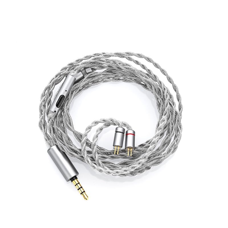 Moondrop MC2 Mikrofon-Upgrade-Kabel, 3,5 mm, 0,78 mm, 2-polig, Upgrade-Kabel für Kopfhörer