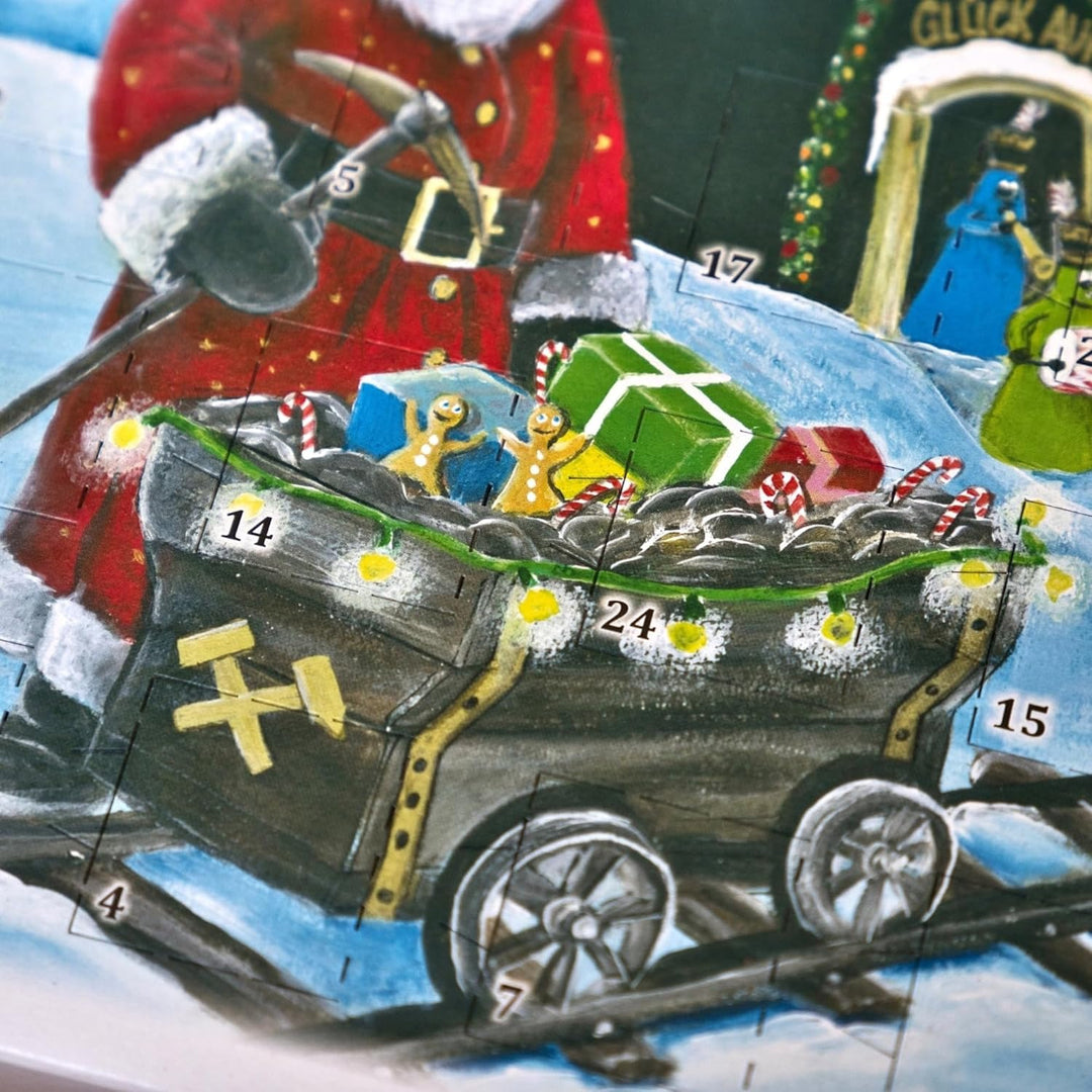 Crottendorfer Adventskalender - 24 Düfte - Hochformat (21x30cm) - Crottendorfer Räucherkerzen für We