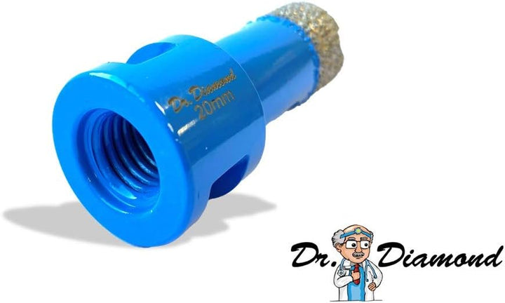Dr. Diamond | Diamant Fliesenbohrer Blue Diamond für Fliesen & Feinsteinzeug Lochsäge für Winkelschl
