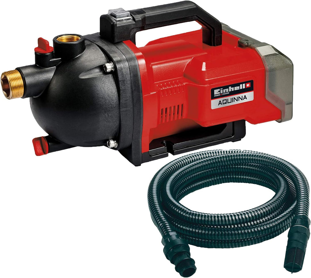 Einhell Akku-Gartenpumpe AQUINNA 36/30 Power X-Change (2 x 18V, 2-Stufen ECO-Schalter, Wassereinfüll