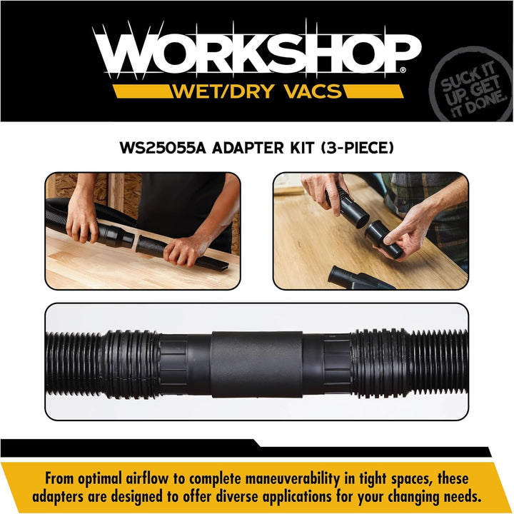 Workshop Wet Dry Vakuum Adapter ws25055 a Wet Dry Shop Vakuum Adapter Combo Kit