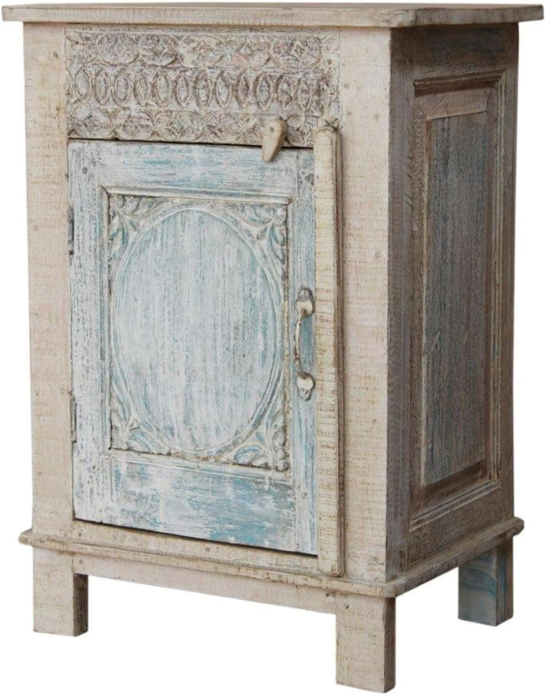 GURU SHOP Vintage Beistellschrank, Kommode, Nachttischschrank, Flurschrank - Modell 64, 78x54x38 cm