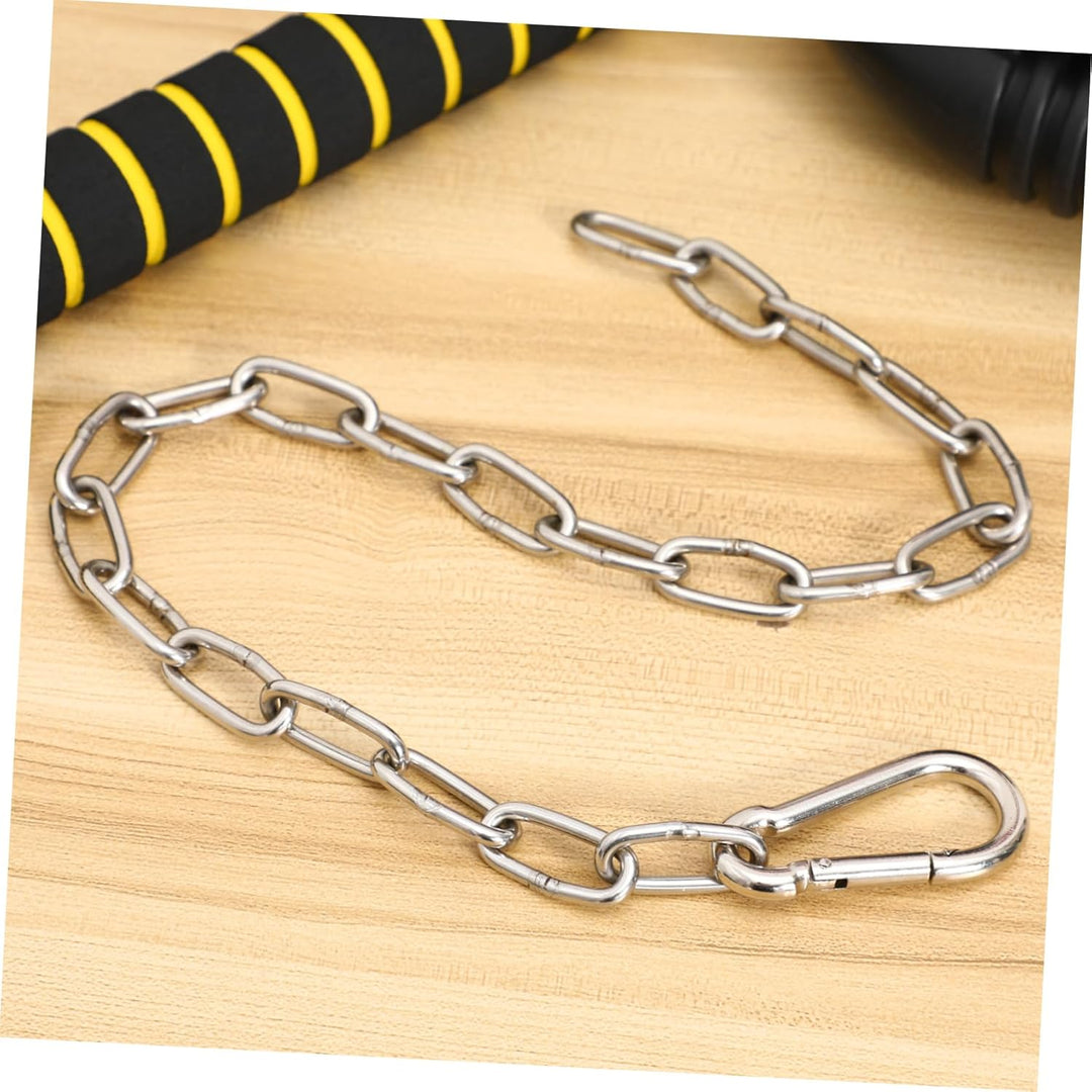 Milisten Trizeps-verlängerungskette Aus Hochwertigem Eisen Pull-down-Kette Mit Doppelgriff Fitnesszu