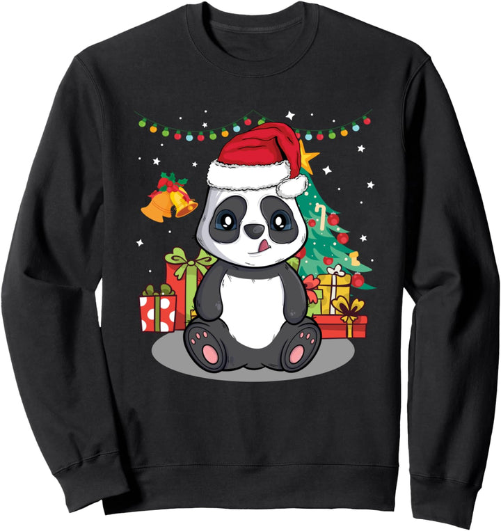 Kinder Weihnachts Outfit Familie Weihnachten Pandabär Panda Sweatshirt