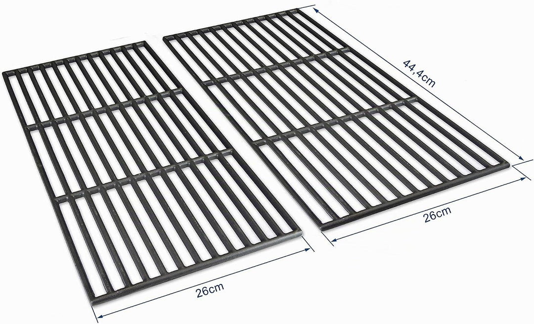 Grillrostprofi 44,4 x 26cm Grillrost Gusseisen/Gusseisen für Weber Spirit I & II E210, E220, S210, S