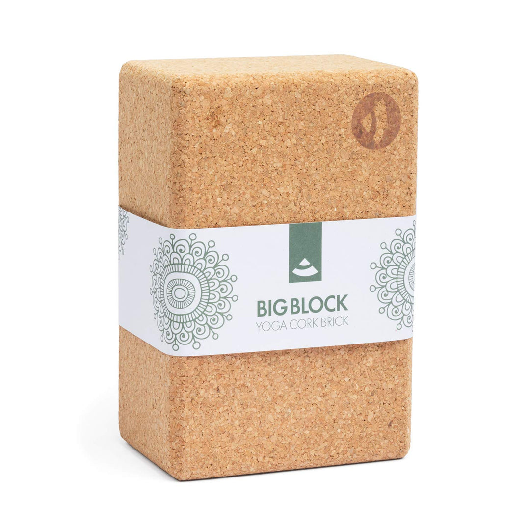 Bodhi Yoga Block Kork Brick | Einzeln & als Set | 100% Naturkork – Universal Yogaklotz | Umweltfreun