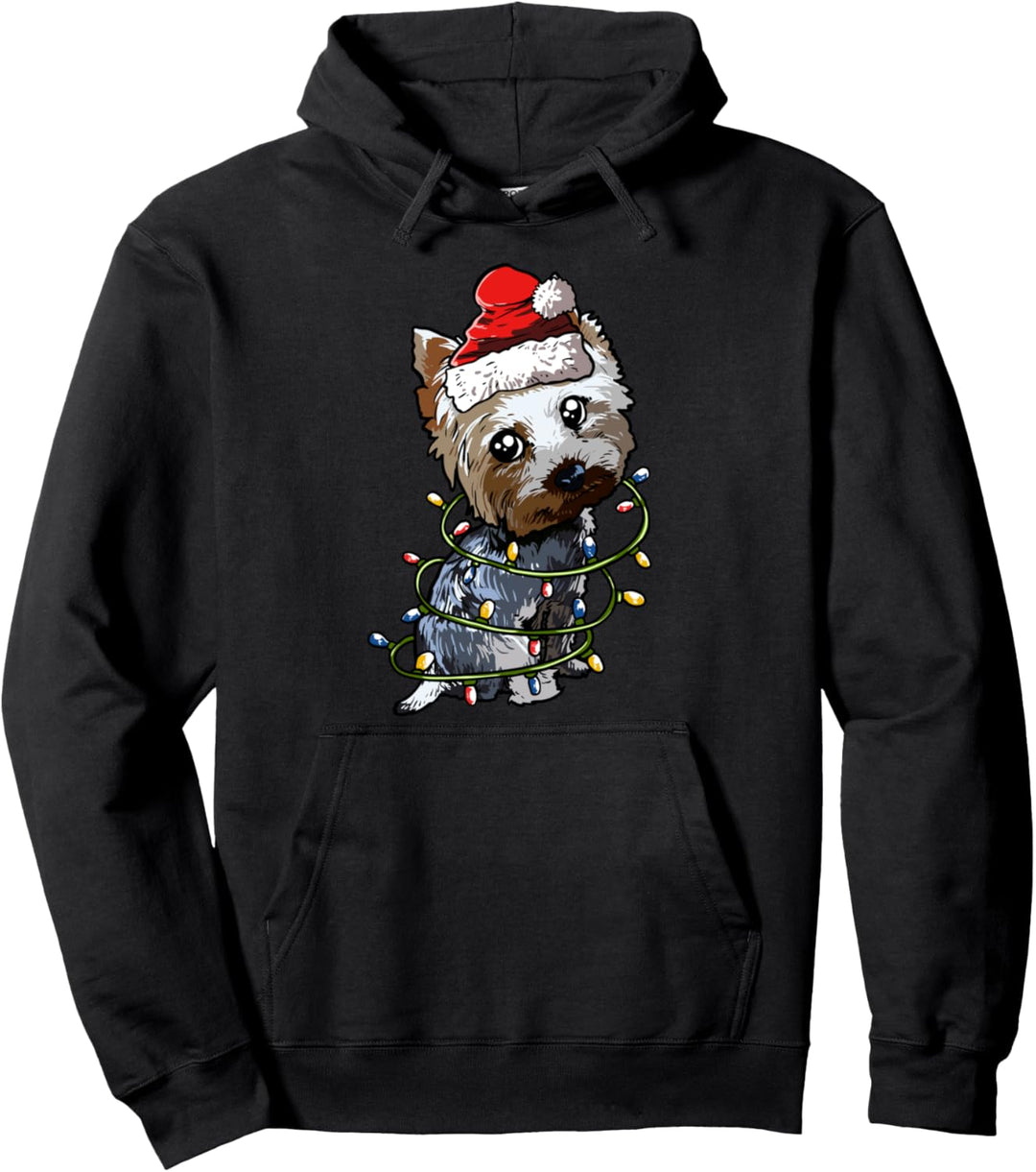 Yorkshire Terrier Weihnachten Geschenk X-Mas Kostüm Hunde Pullover Hoodie