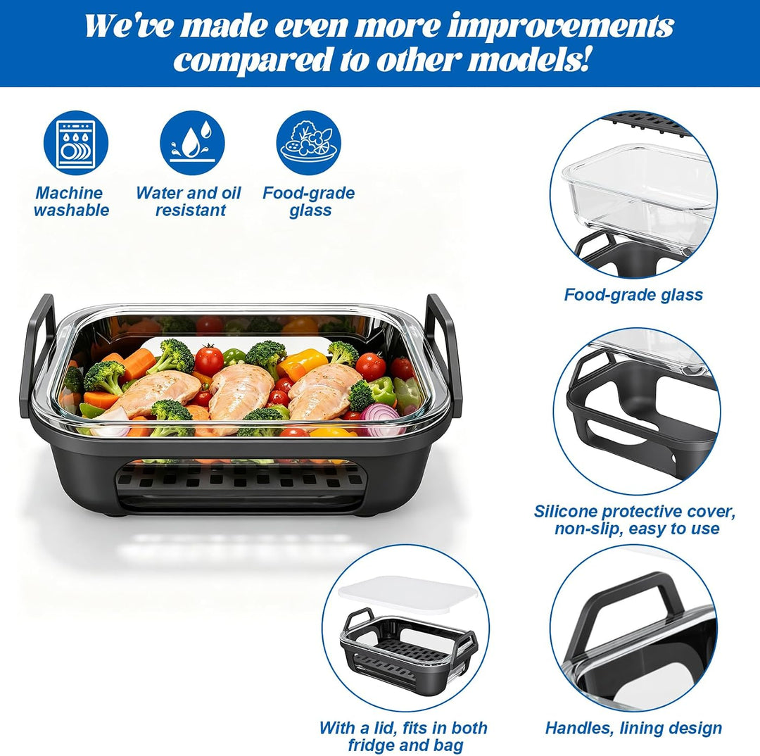 Auflaufform Airfryer für Ninja Heissluftfritteuse AF400EU/DZ400EU/AF500EU/COSORI Heissluftfritteuse