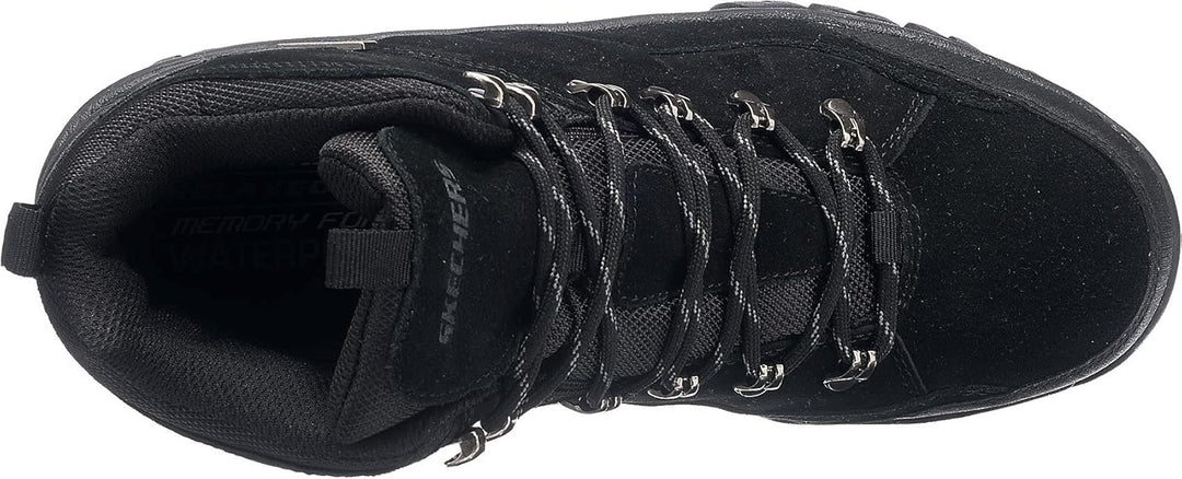 Skechers Herren Relment Pelmo64869 Stiefel 45 EU Black Suede, 45 EU Black Suede