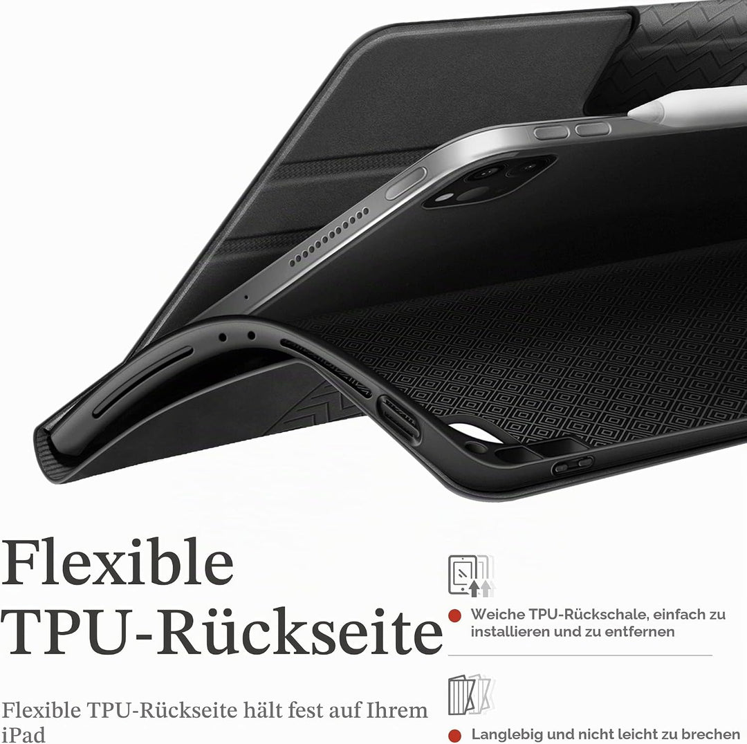 AUAUA Hülle für iPad Pro 12.9 Zoll 2022 (6. Generation)/2021 (5.Gen) / 2020 (4.Gen) / 2018 (3. Gen)