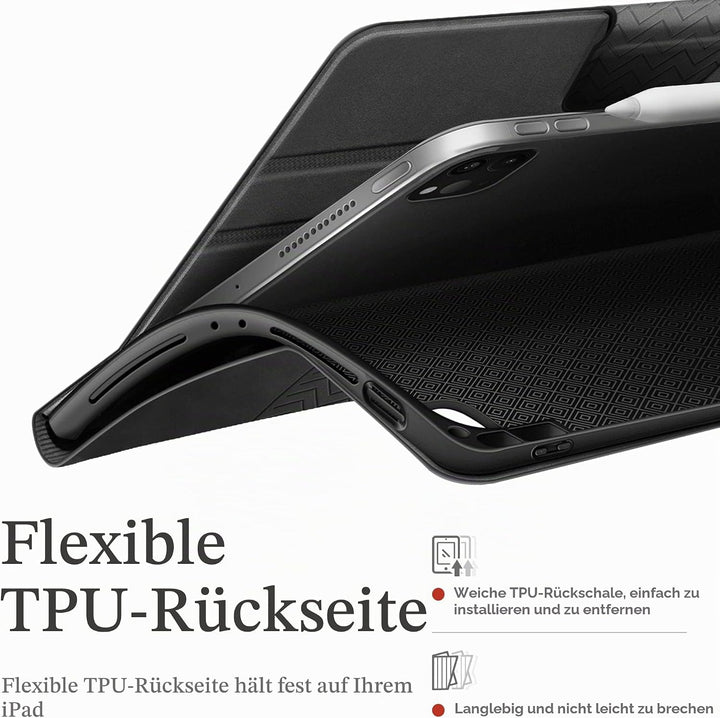 AUAUA Hülle für iPad Pro 12.9 Zoll 2022 (6. Generation)/2021 (5.Gen) / 2020 (4.Gen) / 2018 (3. Gen)