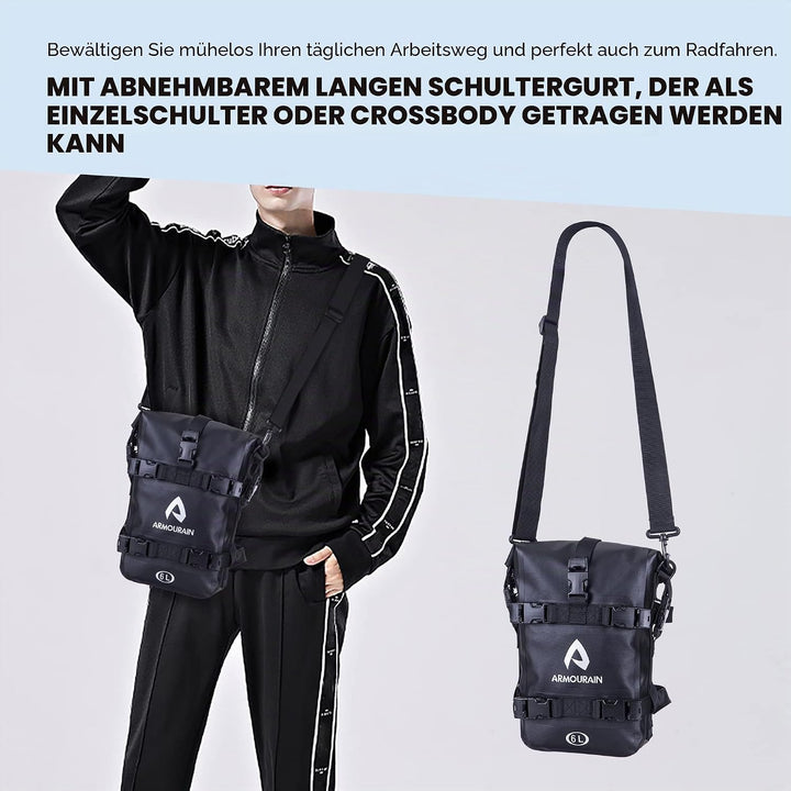Motorrad Stossstangen Seitentasche Tasche Wasserdicht 6L/8L/15L Motor Sturzbügel Seitentaschen mit S