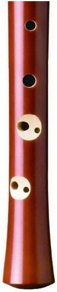 HOHNER Blockflöte, Musica Line, barock, Doppelloch, zweiteilig, Birnbaum dunkel Birnbaum lackiert Si