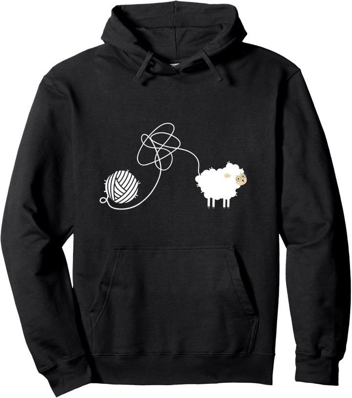 Stricken Und Nähen I Wolle Häkeln I Schaf Pullover Hoodie