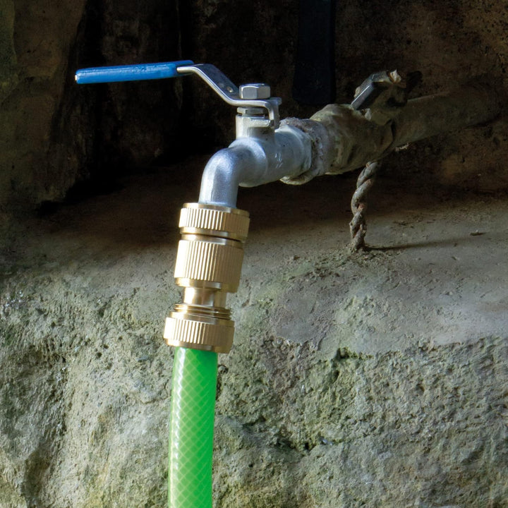 Amig - Schnellverbinder für Schlauch | 3/4" | Mit Schnellankersystem | Korrosions- und wetterbeständ