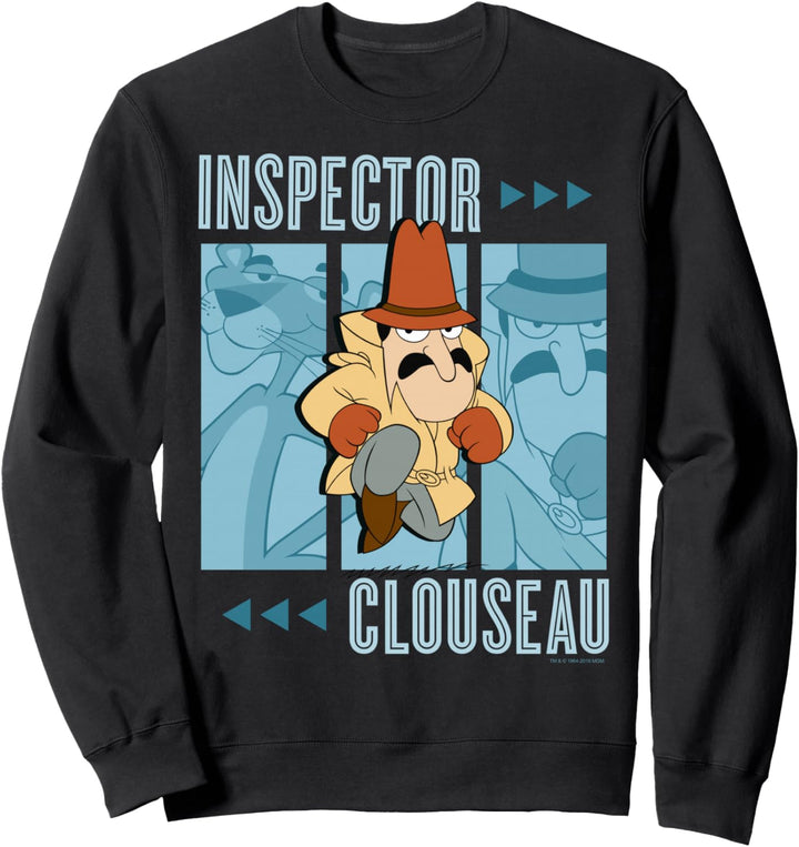 Pink Panther Inspector Clouseau Trio Panels Sweatshirt
