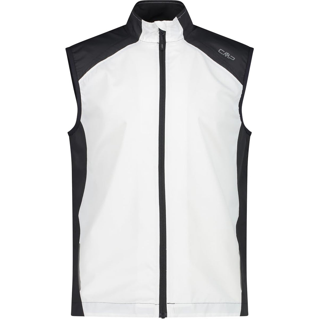 CMP, Lightweight, windproof unlimitech waistcoa 52 bianco-antracite, 52 bianco-antracite