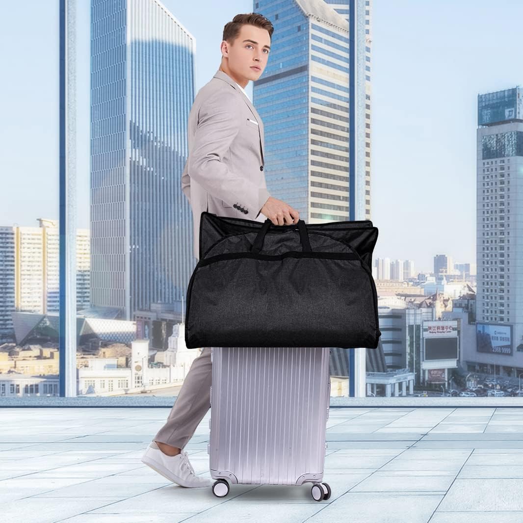 MISSLO Schwerlast Kleidersack Anzug für Reisen 109 Cm Wasserdicht Anzugsack Stoff Kleiderhülle mit R
