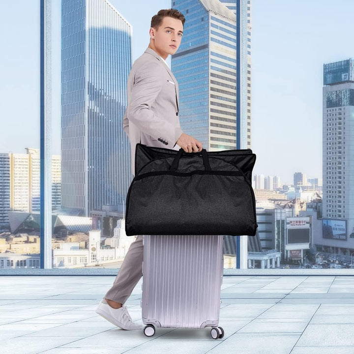MISSLO Schwerlast Kleidersack Anzug für Reisen 109 Cm Wasserdicht Anzugsack Stoff Kleiderhülle mit R