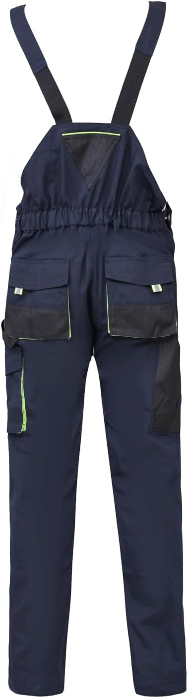 WORK IDEA Herren-Arbeitslatzhose mit Oxford-Knietaschen; strapazierfähige Leinwand Marine S, Marine