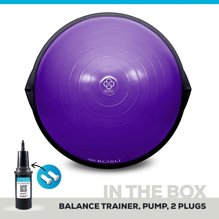 Bosu, Home Gym Equipment, The Original Balance Trainer, 66 cm Durchmesser violett / schwarz, violett