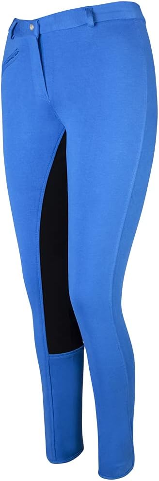 Pfiff 101197 Damen Reithose Vollbesatz Vollbesatzreithose 9 Farben alle Grössen 116 Mittelblau / Sch