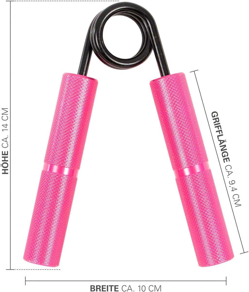 Sport-Tec Handtrainer Fingerhantel Handkrafttrainer Unterarm Trainer Hand A - 50 lbs / 22 kg, Pink,