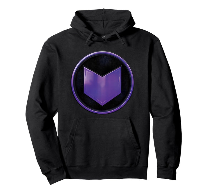 Marvel Hawkeye Purple Arrow Logo Pullover Hoodie