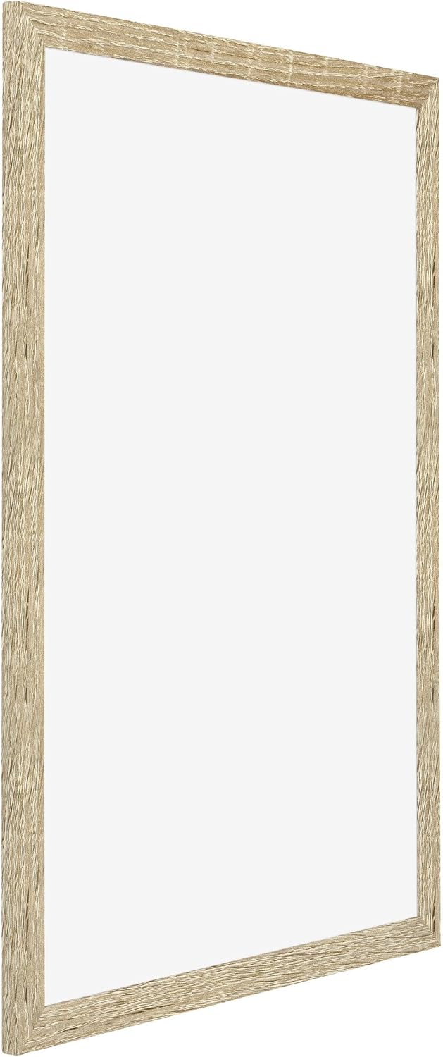 yd. Your Decoration - Bilderrahmen DIN A1 59.4x84 cm - Sonoma Eiche - Bilderrahmen aus MDF mit Acryl