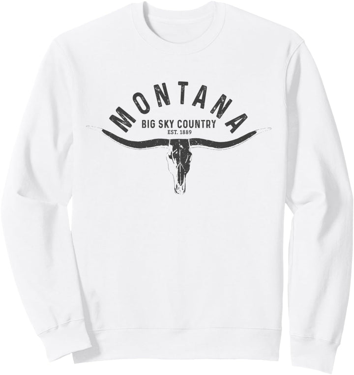 Montana Est. 1889 Vintage Geschenk Sweatshirt