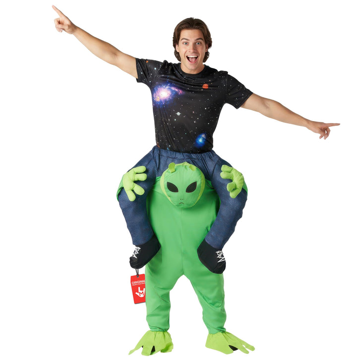 Morph Costumes Alien Huckepack Kostüm Herren Damen Faschingskostüm Alien Kostüm Huckepack Erwachsene