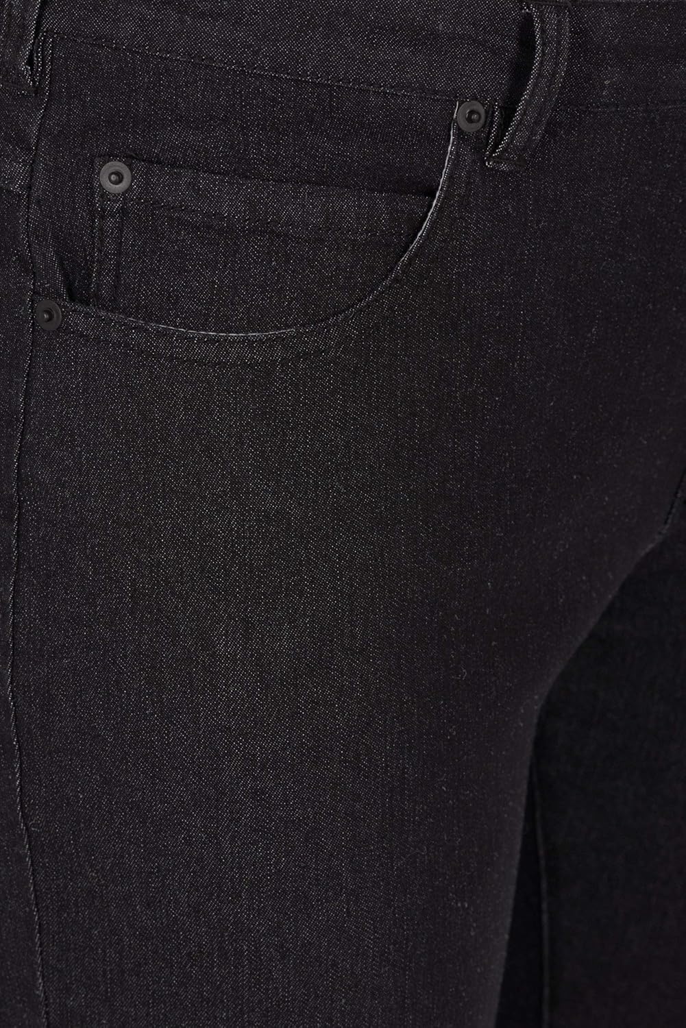 Zizzi Grosse Grössen Damen Super Slim Amy Jeans mit hoher Taille Gr 42-56 50/82 cm Schwarz, 50/82 cm