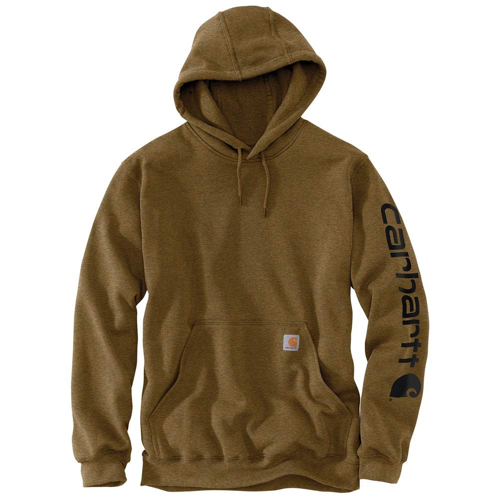 Carhartt Herren Midweight Sleeve Logo Hooded Sweatshirt (Regular and Big & Tall Sizes) Sweatshirt (1