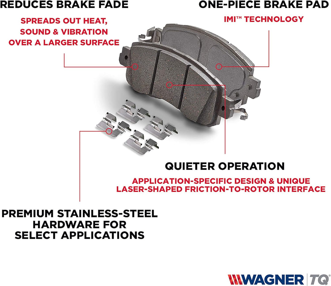 Wagner ThermoQuiet QC1723 Bremsbelagsatz aus Keramik Material: Keramik QC1723, Material: Keramik QC1