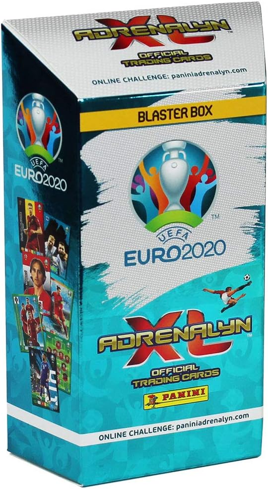 Sammelkarten Panini UEFA EURO 2020 Adrenalyn XL TC, Blaster Box , 7 Booster, 5 LE Cards (Thorgan Haz