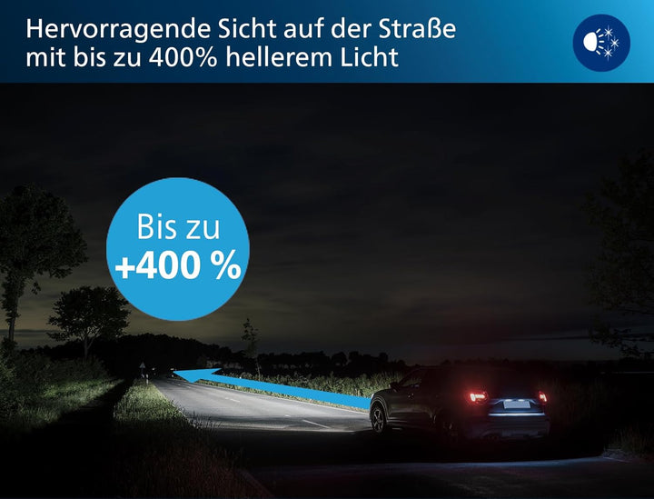 Philips Ultinon Pro6000 Boost H11-LEDr Scheinwerferlampe mit Strassenzulassung*, UNECE-R37 Zulassung