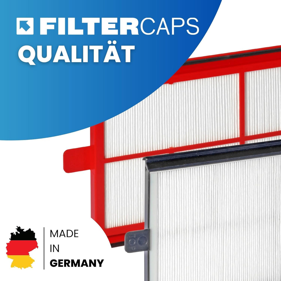 FILTERCAPS Filter für Zehnder ComfoAir 350, 500, 550 Ersatzfilterset G4+F7, Ersetzt ComfoAir 350/550