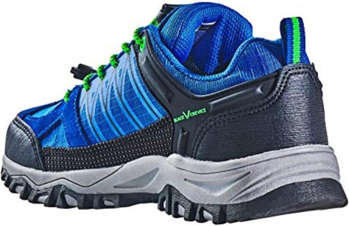 Black Crevice Trekkingschuhe Kinder I Low Cut Trekking Schuhe I Wasserfeste Wanderschuhe I Hochwerti