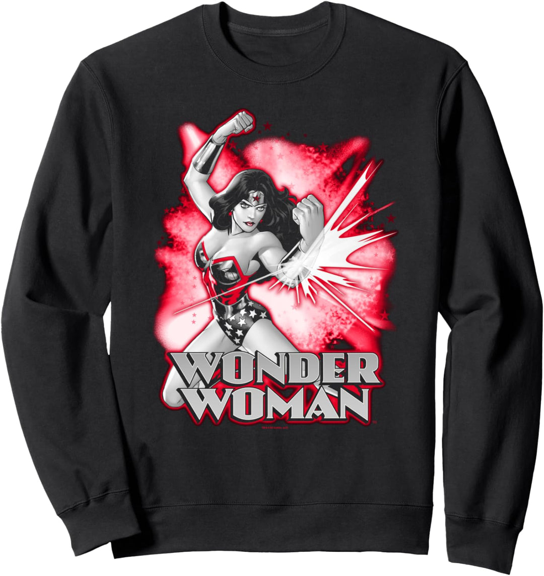 Wonder Woman Red & Gray Sweatshirt