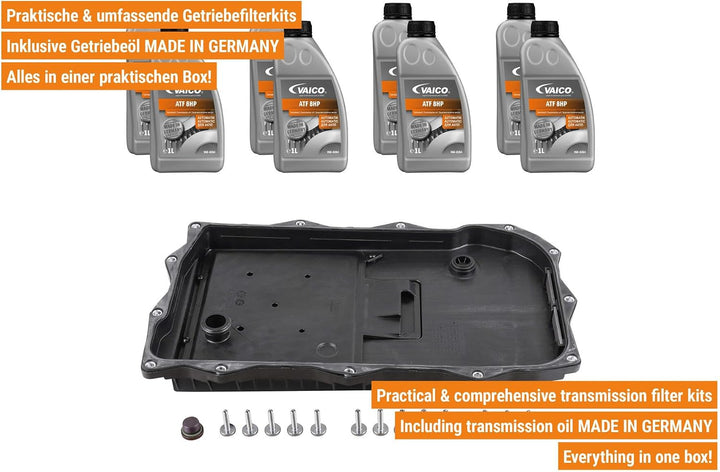 Automatikgetriebe Ölwechsel Teilesatz passend für BMW 8-Gang ZF 8HP45Z 8HP70Z F30 F10 X5