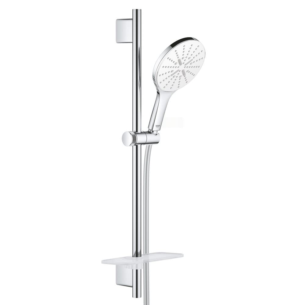 GROHE Rainshower 150 SmartActive | Brausestangenset 3 Strahlarten | Moon White | 26592LS0 Brausestan