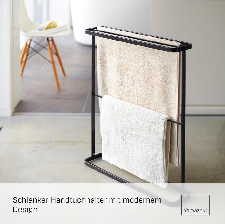 Bath Towel Hanger - Tower - black One Size Schwarz, One Size Schwarz