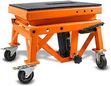 ConStands Hydraulik Hebebühne Crosslift XL + Rollen Orange