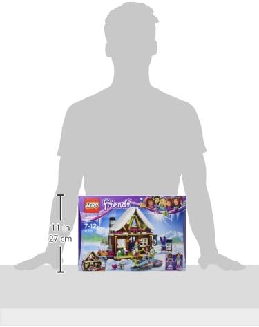 LEGO Friends 41323 - "Chalet im Wintersportort Konstruktionsspiel, bunt Single, Single