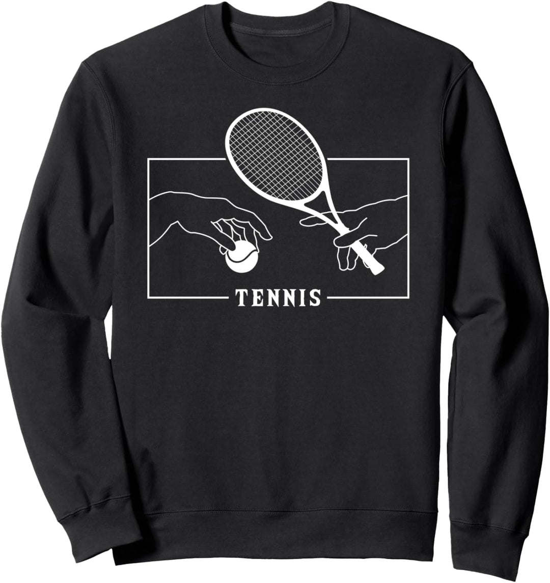 Michelangelo Creation of Adam Tennis Tennisspieler Tennis Sweatshirt