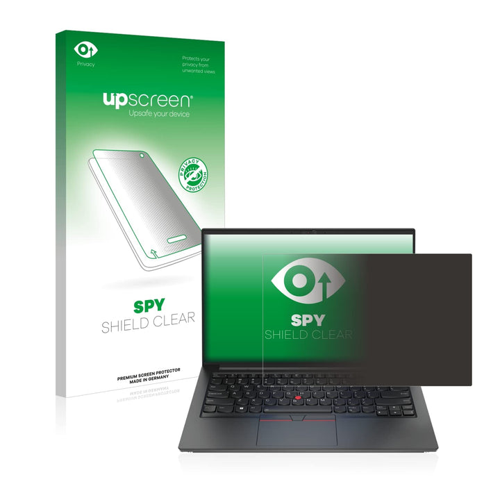 upscreen Anti-Spy Blickschutzfolie für Lenovo ThinkPad E14 (4. Gen.) Privacy Screen Displayschutz-Fo